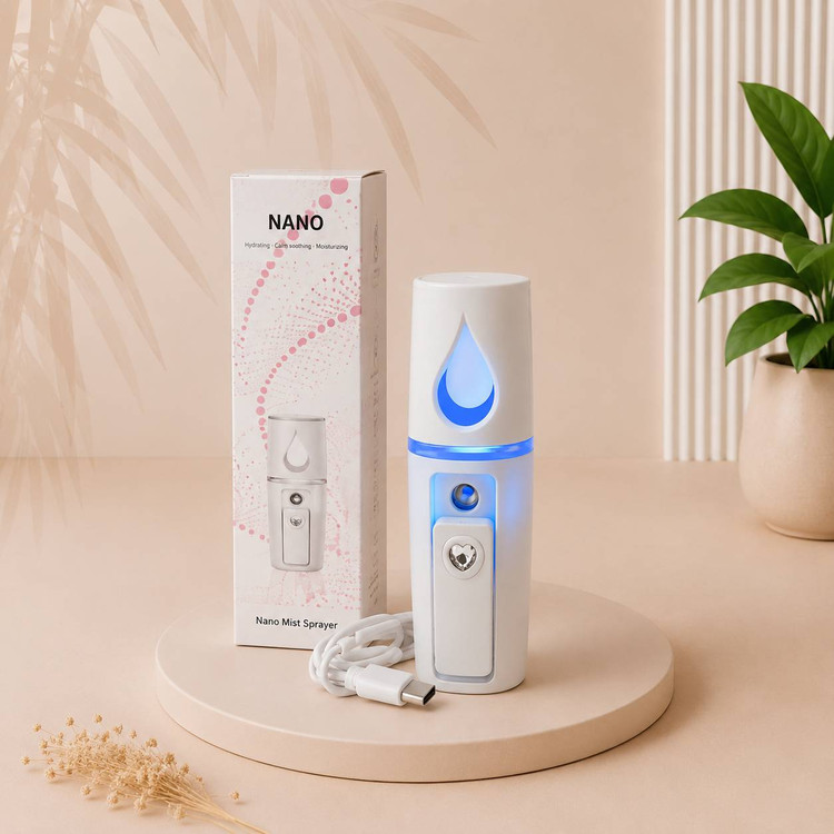 بخور سرد جیبی نانو Nano اورجینال مدل اشکی چراغ دار | آبرسان و مرطوبکننده پوست
