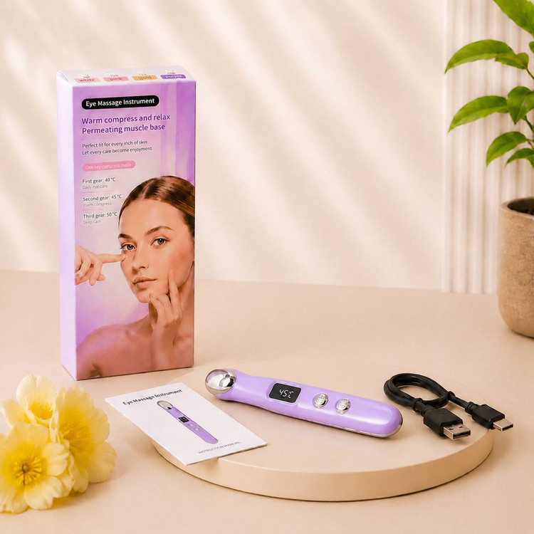 ماساژور چشم EMS الکتریکی | Electric Eye Massager با گرمایش و میکروجریان